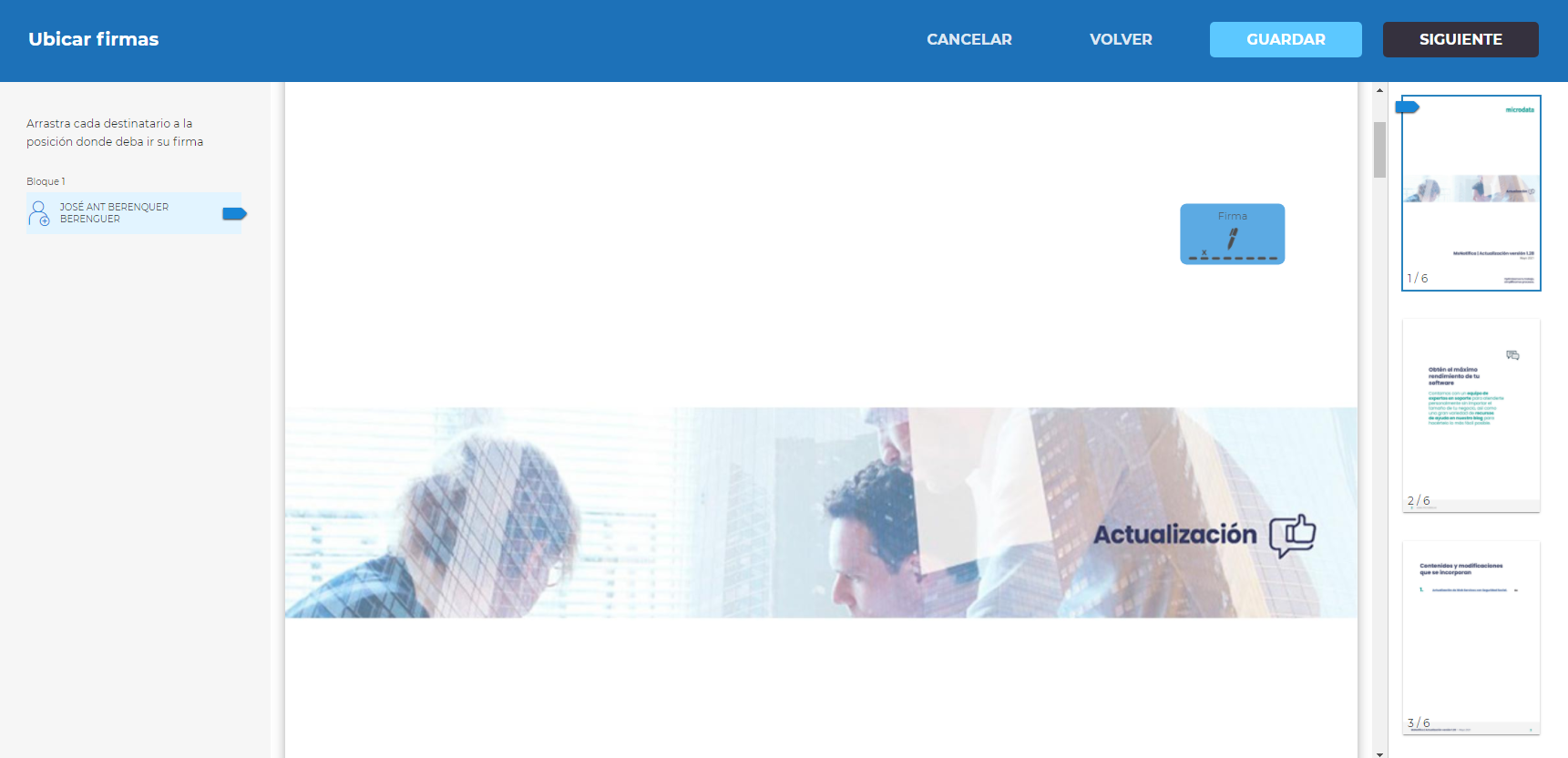 screenshot of efirma GO